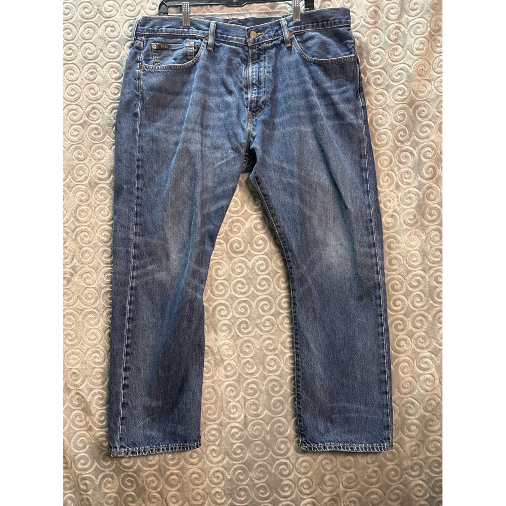 Polo‎ Ralph Lauren Hampton Relaxed Straight Leg Denim Jeans Sz 38/30